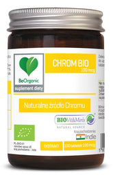 Chromekstrakt BIO 100 tabletter (100 mcg) - BE ORGANIC